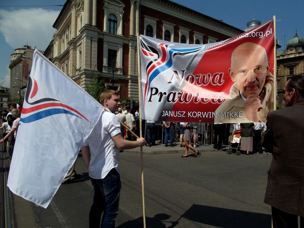 Sympatycy Kongresu Nowej Prawicy w Krakowie. Foto: Piotr Drabik/Flickr.com