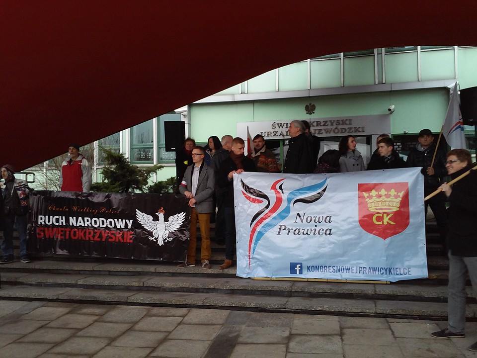 Stop manipulacjom wyborczym! – Manifestacja w Kielcach