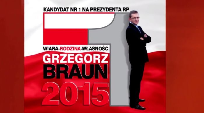 Nowy spot wyborczy Grzegorza Brauna (VIDEO)
