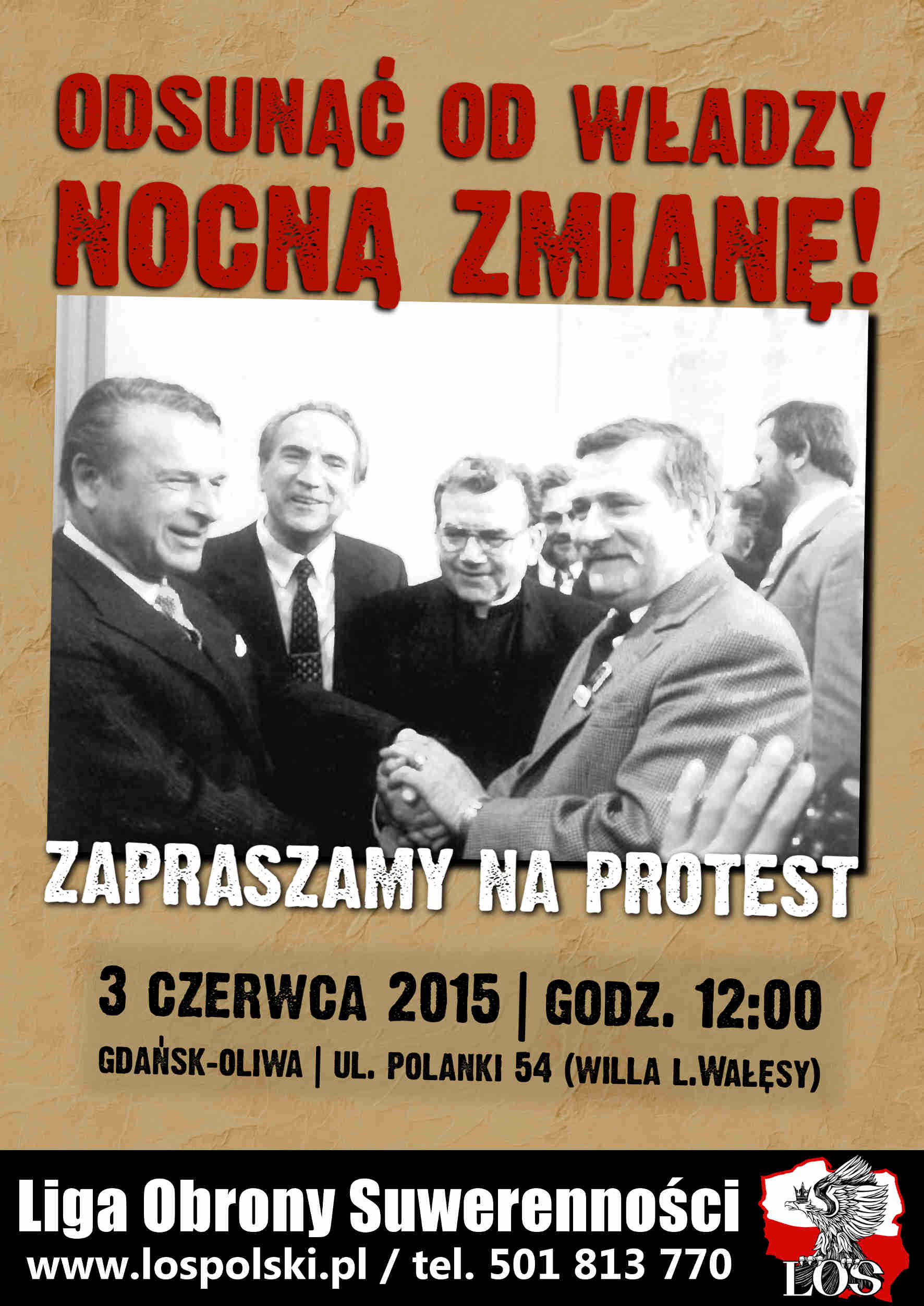 Jutro manifestacja pod willą Wałęsy