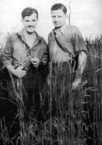 Hieronim Dekutowski "Zapora" i Zdzisław Broński "Uskok" (z prawej) foto. wikipedia.pl