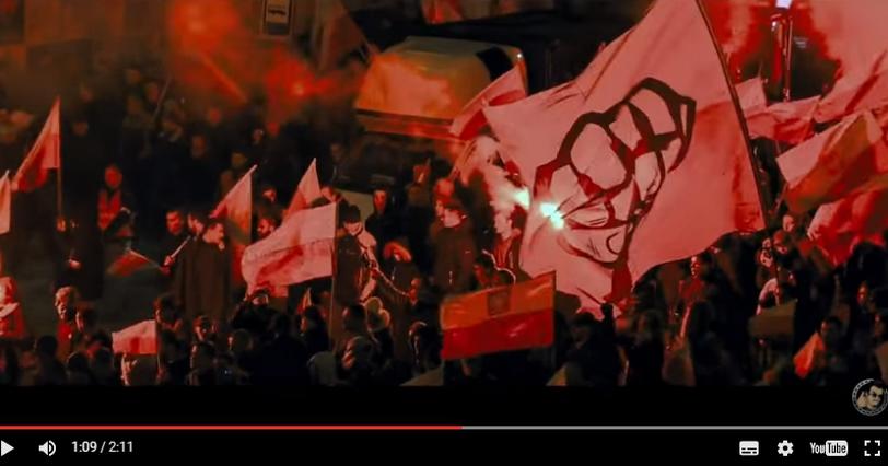 Skandal! Polskie flagi w amerykańskim filmie o neonazistach! (WIDEO)