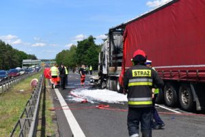 Karambol miał miejsce na A6 w Szczecinie. Zginęło troje dzieci, babcia, mama oraz kierowca innego auta